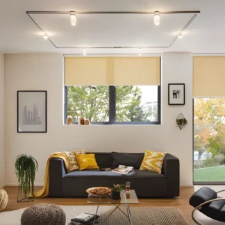 Oczko sufitowe Topa Dot - mleczne, system szynowy