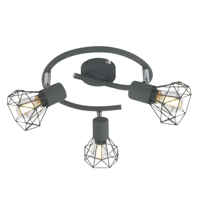 Industrialna lampa sufitowa Verve - do kuchni i pokoju