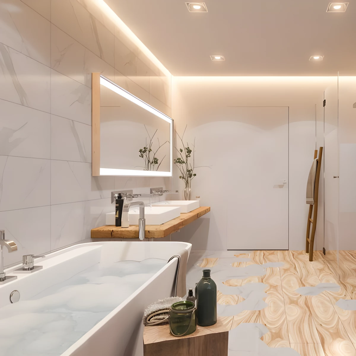 Oprawa podtynkowa Metis jako doświetlenie kuchni