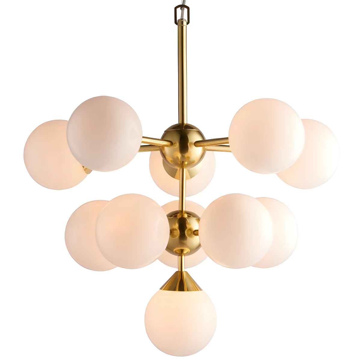 Oryginalna lampa wisząca Oscar - żyrandol z kulami