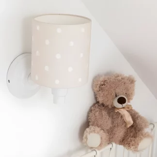Kinkiet Lovely dots - kolor beżowy - LOVELY DOTS BEIGE WL