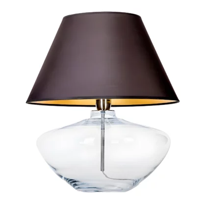 Lampa stołowa Madrid  - kolor transparentny, czarny - L008031214