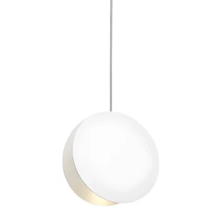 Lampa wisząca Pills w nowoczesnym stylu z dwoma białymi pierścieniami