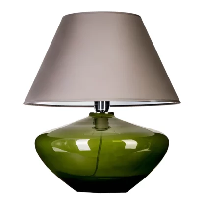 Lampa stołowa Madrid - kolor beżowy, Szary, Zielony - L008811206