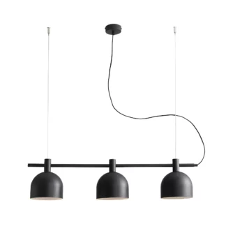 Lampa wisząca Beryl  - kolor Czarny - 976E/1