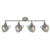 Podłużna lampa sufitowa Pent - długi industrialny reflektor do salonu
