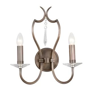 Podwójny kinkiet klasyczny Gemma do salonu