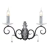 Kinkiet Amarilli - kolor srebrny, Czarny - AML2 BLK/SILVER