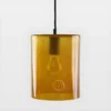 Lampa wisząca Neo - kolor pomarańczowy, transparentny - LGH0410