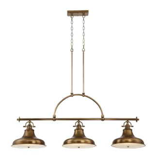 Potrójna lampa wisząca nad stół Bistro - loftowa