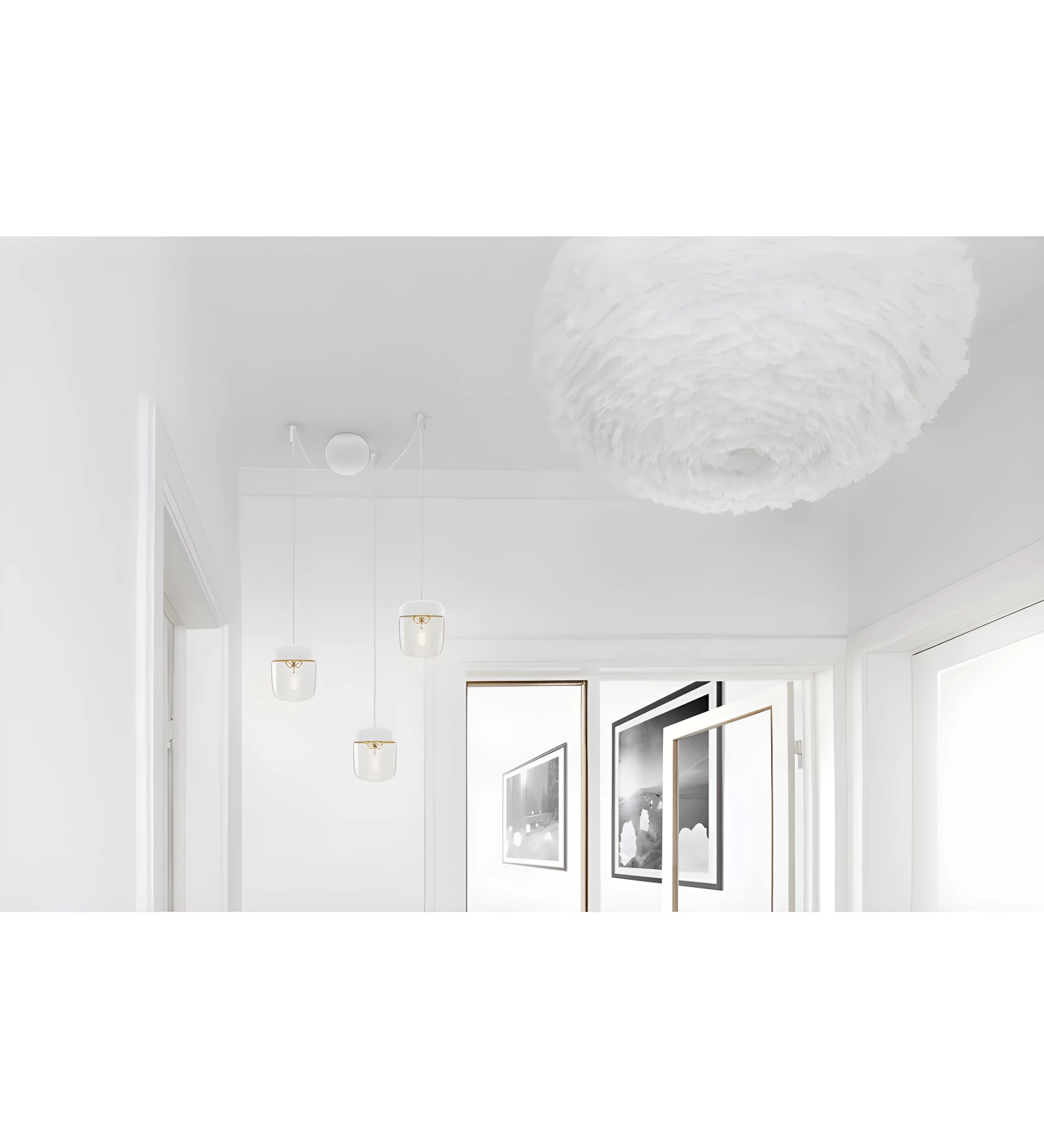 Potrójne zawieszenie Cannonball Cluster - Umage - białe