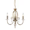 Żyrandol Grace  - AG3 AGED BRASS