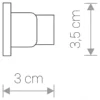 Profile Dead End Cap - czarny