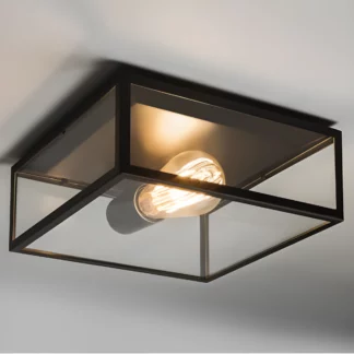 Lampa sufitowa Bronte - kolor transparentny, Czarny - 1353001