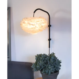 Ramię do lampy ściennej Willow Mini - czarne, regulowane