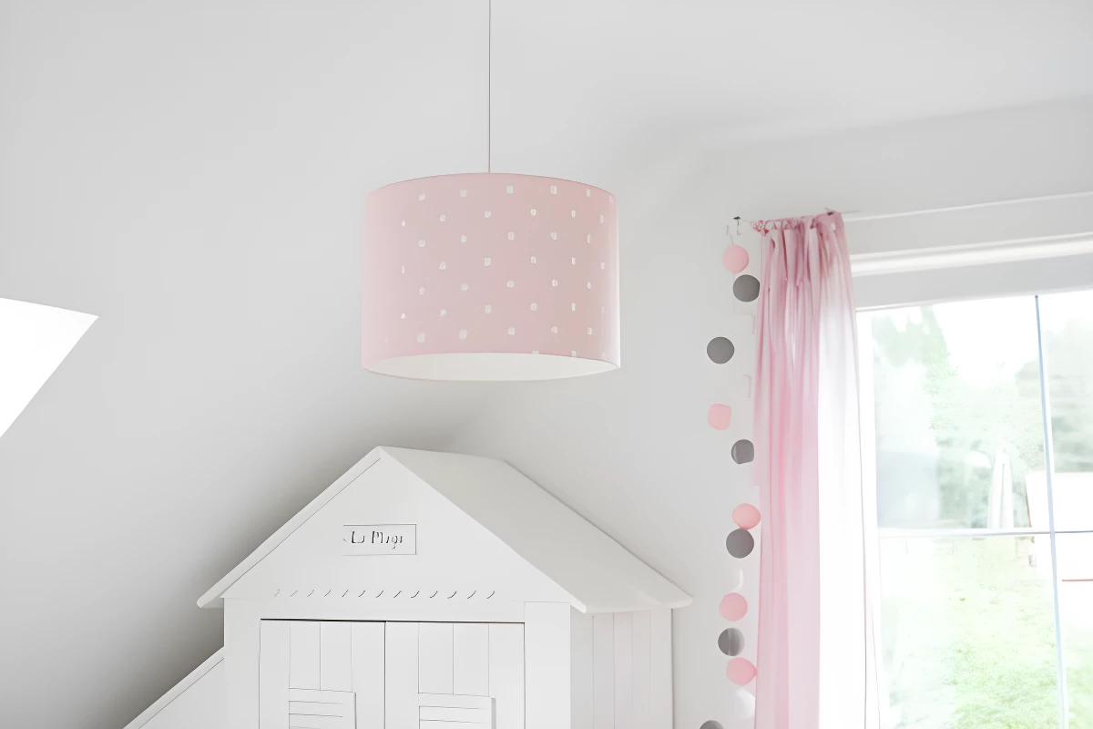 Lampa wisząca Lovely Dots - kolor różowy - LOVELY DOTS PINK PENDANT