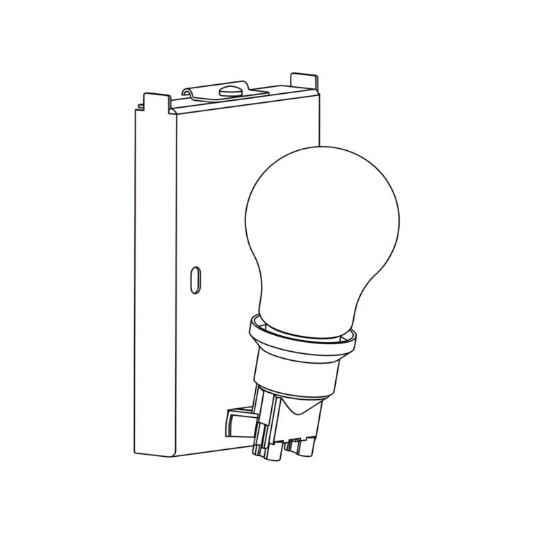 Uchwyt na żarówkę Backplate 3 do kinkietu Petra   - 1367003