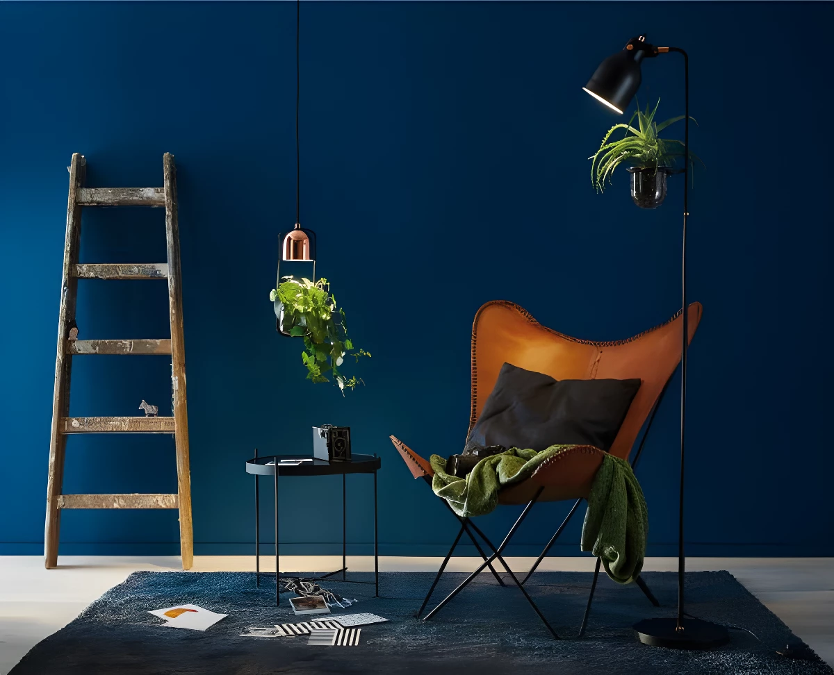 Skandynawska lampa wisząca Fanja - lampa z doniczką