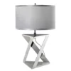 Lampa stołowa Aegeus - kolor srebrny, Szary - AEGEUS/TL