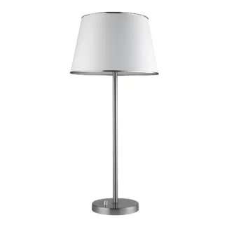 Elegancka lampa stołowa Ibis - biały abażur