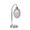 Lampa szklana stołowa Lukka - stojąca do sypialni