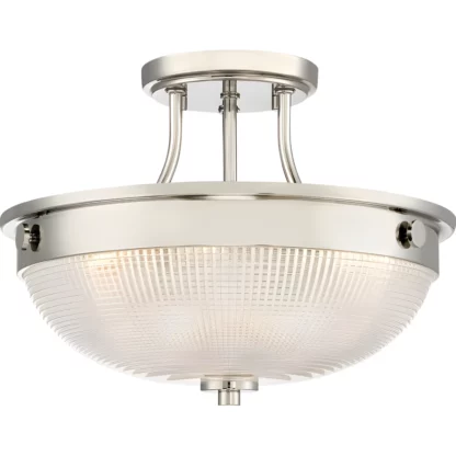 Lampa sufitowa Mantle - kolor srebrny, transparentny - QZ/MANTLE/SF IS