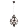 Lampa wisząca Adams - kolor brązowy, transparentny - FE/ADAMS/3P BRZ