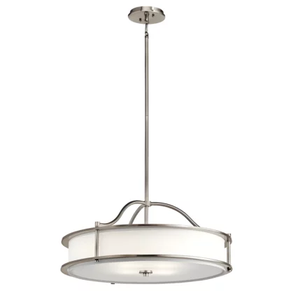 Lampa wisząca Emory - kolor biały, srebrny - KL/EMORY/P/M CLP