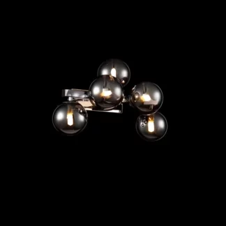 Kinkiet Dallas  - kolor srebrny, Szary - MOD547WL-05CH