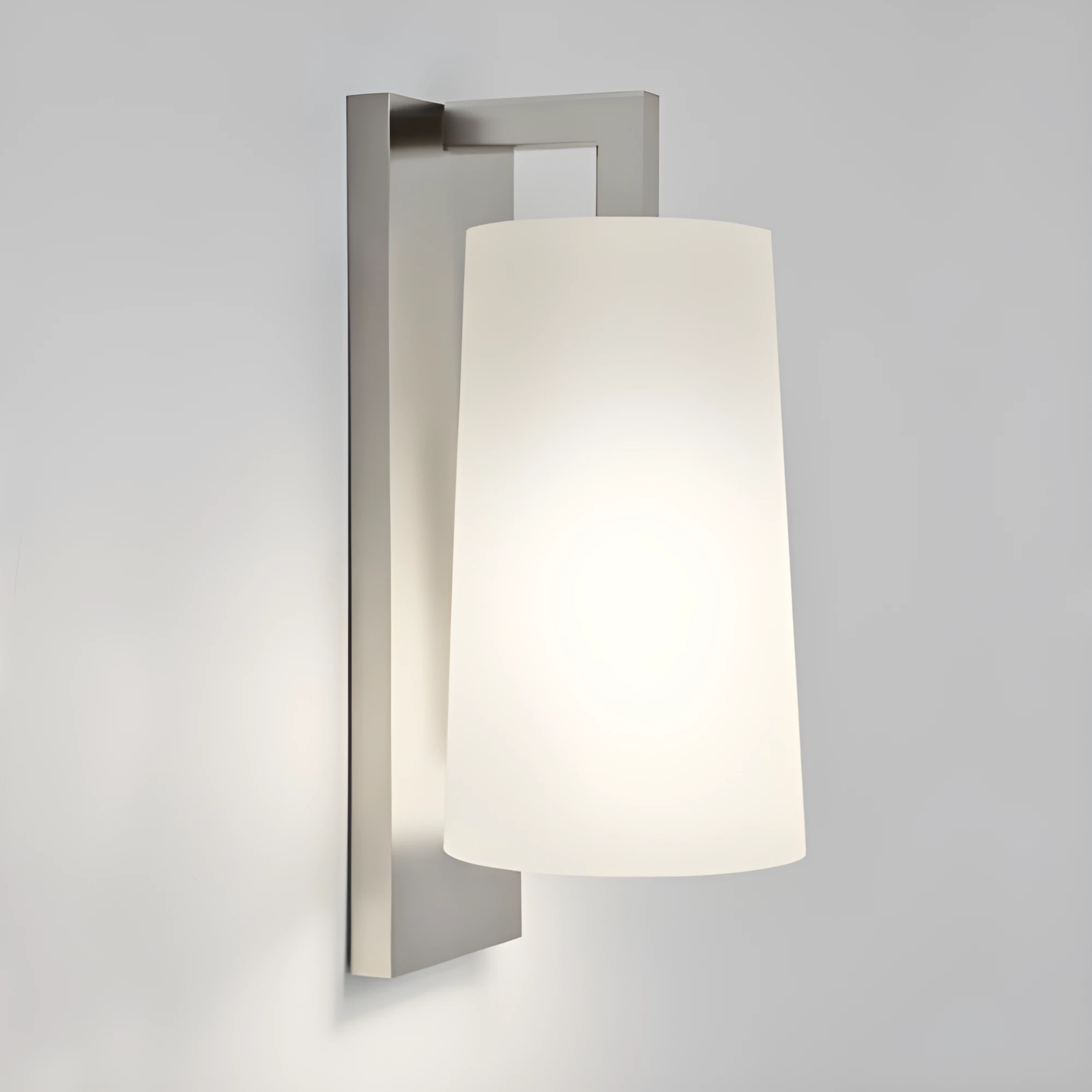 Kinkiet Lago - kolor mat, srebrny - 1297002