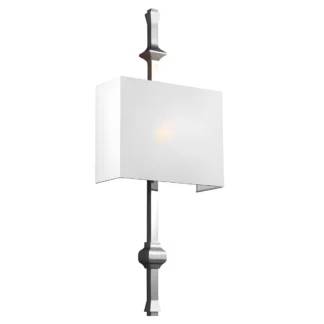 Kinkiet Teva - kolor biały, srebrny - FE/TEVA1 PN