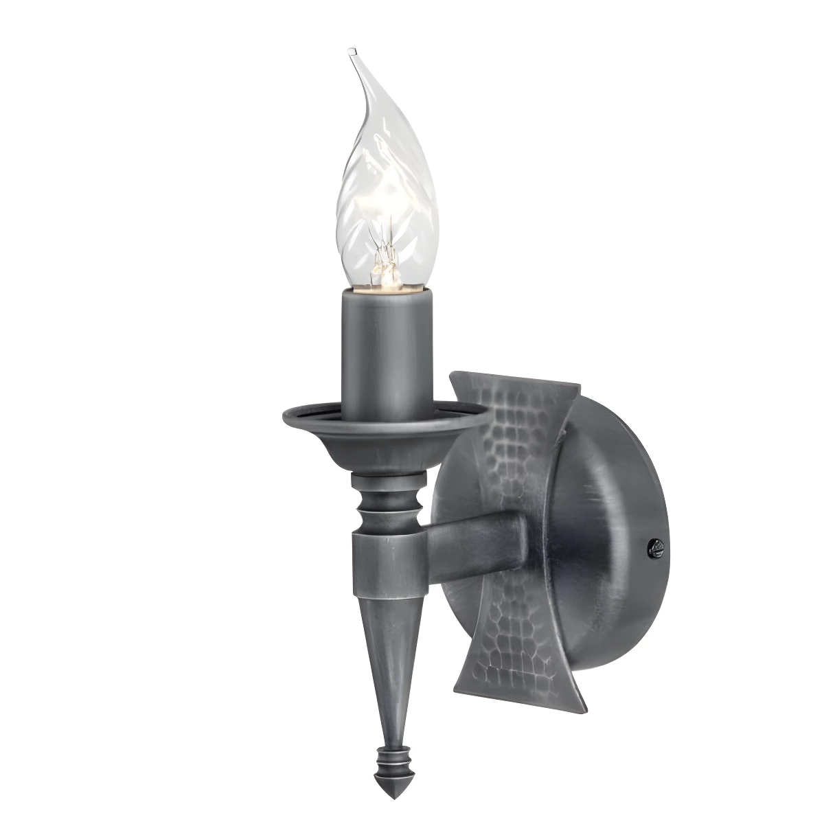 Kinkiet Saxons - kolor srebrny - SAX1 BLK/SIL