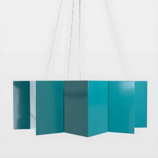 Zielona lampa Big Star - Gie El Home - geometryczny klosz