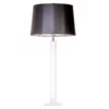 Lampa stołowa Fjord  - kolor biały, połysk, Czarny - L207164247