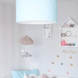 Lampa wisząca Lovely Dots - kolor Niebieski - LOVELY DOTS MINT PENDANT