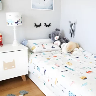 Lampa stołowa City Transport - kolor biały - CITY TRASPORT TB