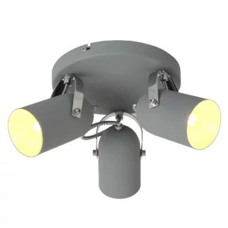 Szara lampa sufitowa Gray - salon i kuchnia