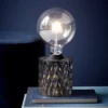 Lampa stołowa Hollywood - kolor transparentny, Szary - 46645047