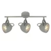 Metalowa lampa sufitowa Pent - 3 metalowe reflektory do pokoju