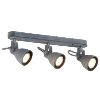 Industrialna lampa sufitowa Ash - szara - hall