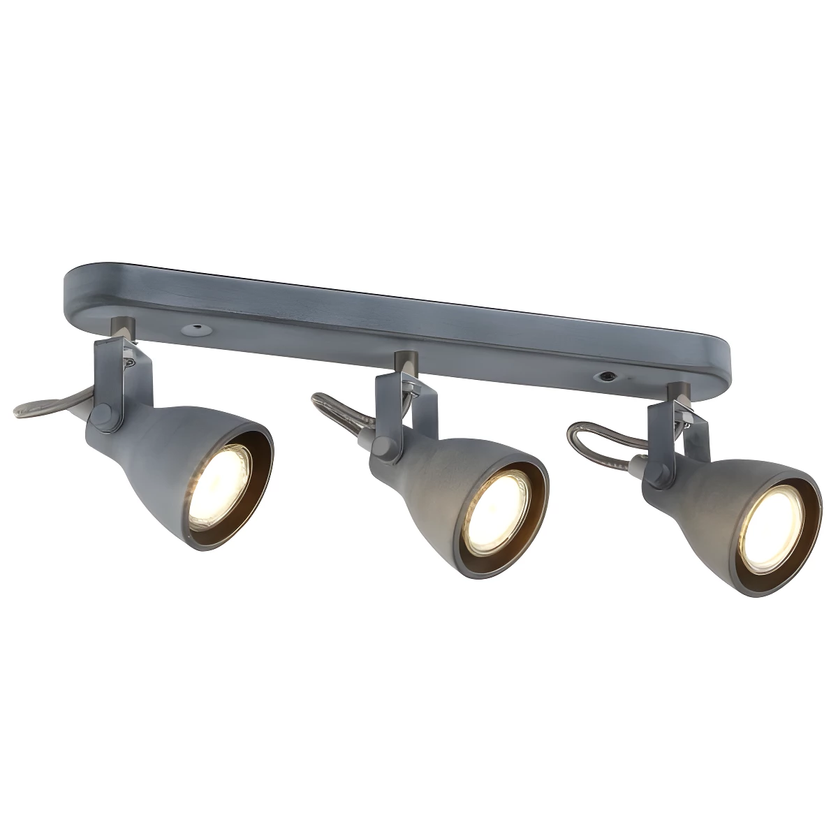 Industrialna lampa sufitowa Ash - szara - hall