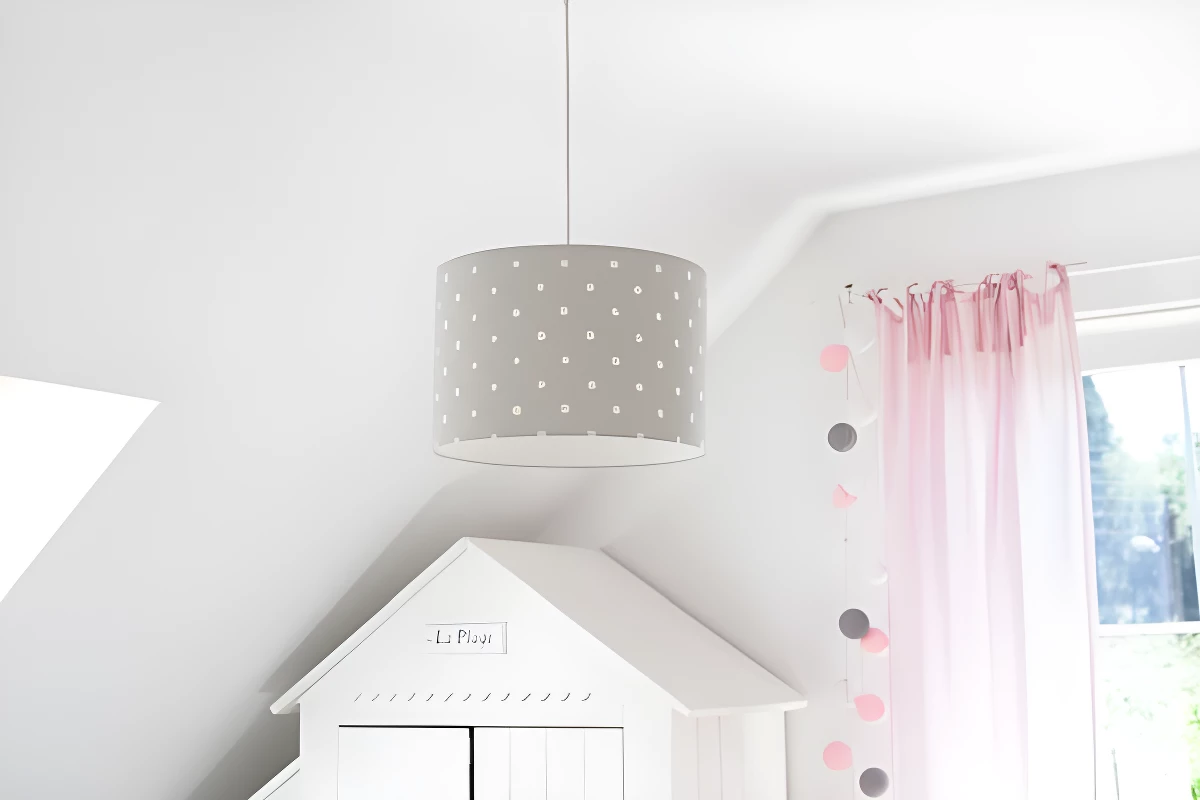 Lampa wisząca Lovely Dots - kolor Szary - LOVELY DOTS GREY PENDANT