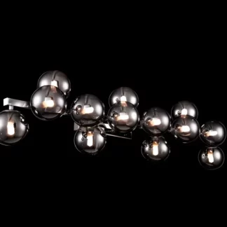 Kinkiet Dallas - kolor srebrny, Szary - MOD547WL-13CH