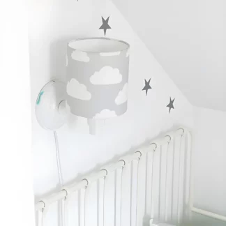 Kinkiet Chmurki - kolor Szary - CHMURKI GREY WL