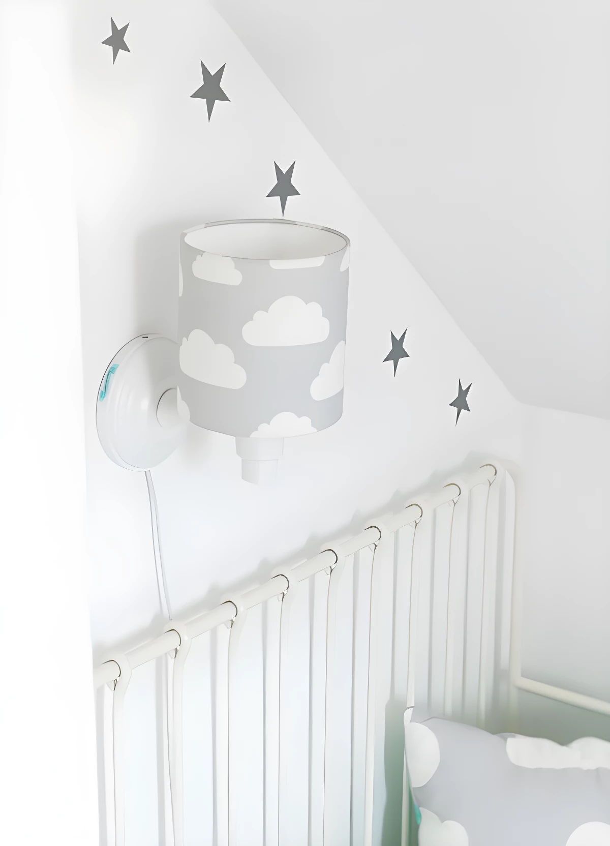 Kinkiet Chmurki - kolor Szary - CHMURKI GREY WL