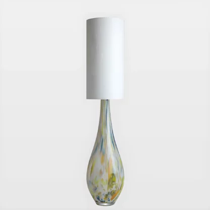 Lampa stołowa Cętki - kolor biały, żółty, Niebieski, Zielony - LGH0589