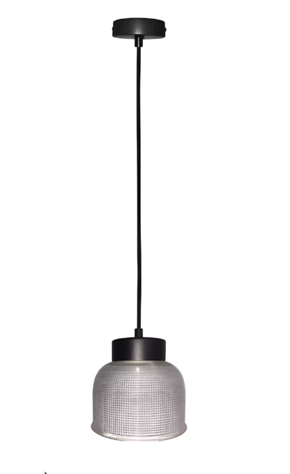 Lampa wisząca z ryflowanym kloszem - Liverpool I
