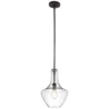 Lampa wisząca Everly - kolor brązowy, transparentny - KL/EVERLY/P/S OZ