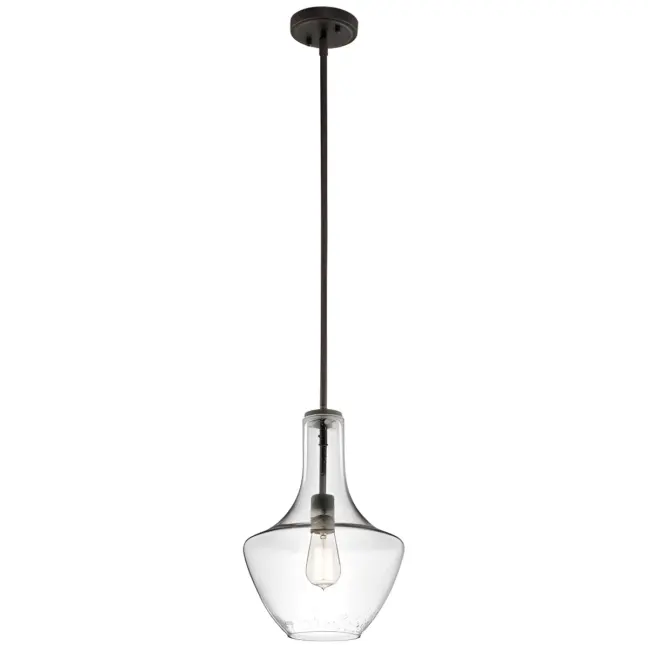 Lampa wisząca Everly - kolor brązowy, transparentny - KL/EVERLY/P/S OZ