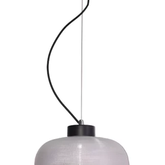 Lampa wisząca szklana Liverpool II na lince